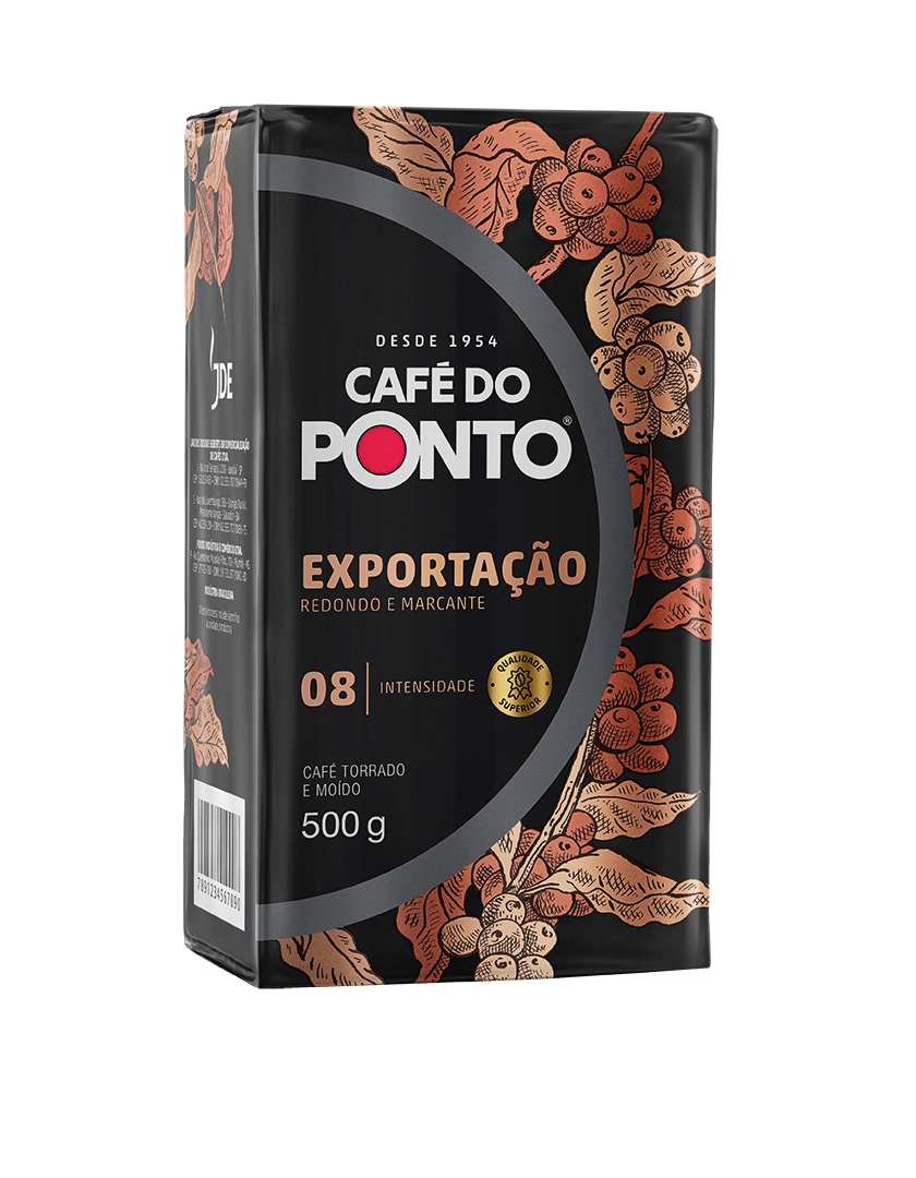 TORRADO E MOÍDO CAFÉ DO PONTO EXPORTAÇÃO 500G VÁCUO